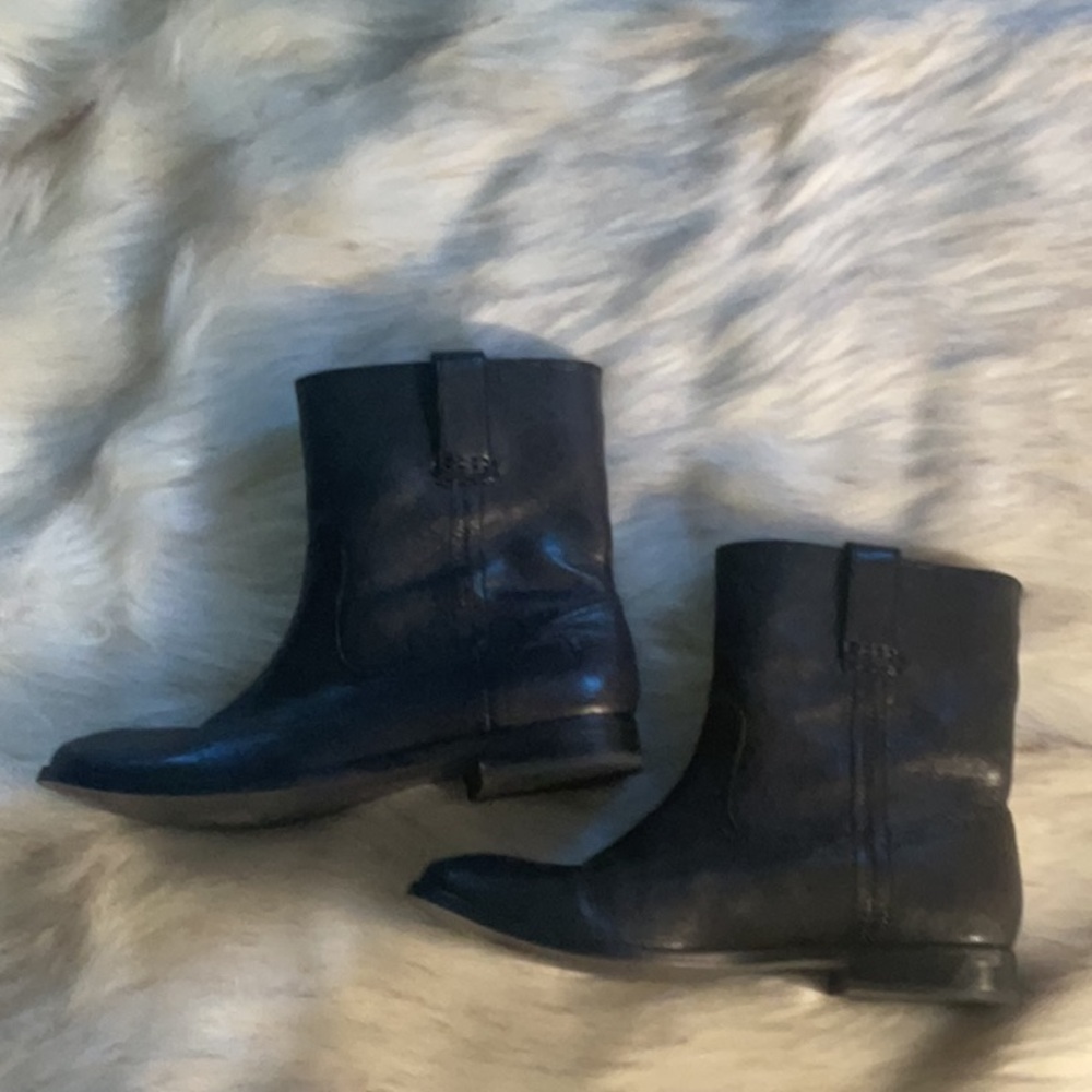 Frye Black Melissa Short Boot